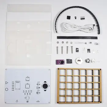 Multi-function LED Cool Music spectrum Colorful Palette Clock DIY Electronic Kit 35ED 
Multi-function LED Cool Music spectrum Colorful Palette Clock DIY Electronic Kit 35ED