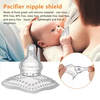 Silicone Nipple Protector Mothers Feeding Silicone Nipple Shield Breastfeeding Protection Cover Nipple Protection Cover Pacifier
Silicone Nipple Protector Mothers Feeding Silicone Nipple Shield Breastfeeding Protection Cover Nipple Protection Cover Pacifier