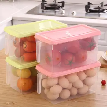 Storage Collecting Box with Lid and Handle,Kitchen Refrigerator Fruit Vegetables Food Organizer
Storage Collecting Box with Lid and Handle,Kitchen Refrigerator Fruit Vegetables Food Organizer