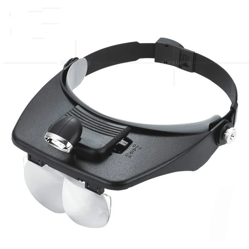 2 LED Magnifying Glass Portable Illuminated Magnifier Headband 1.2X 1.8X 2.5X 3.5X Magnifying Glass Jewelry Loupe Reading Lupa
2 LED Magnifying Glass Portable Illuminated Magnifier Headband 1.2X 1.8X 2.5X 3.5X Magnifying Glass Jewelry Loupe Reading Lupa