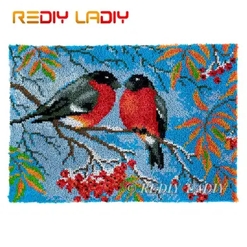 Latch Hook Rug Chunky Yarn Tapestry Kits Crocheting Cushion Mat Robin Birds DIY Carpet Rug Needlework Hobby & Crafts 85*58cm
Latch Hook Rug Chunky Yarn Tapestry Kits Crocheting Cushion Mat Robin Birds DIY Carpet Rug Needlework Hobby & Crafts 85*58cm