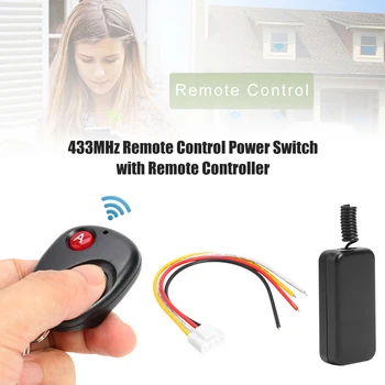 Multi-functional Durable Practical Classic 433 MHz DC 5-12V Remote Control Switch + 1 Button RF Transmitter for LED Light 
Multi-functional Durable Practical Classic 433 MHz DC 5-12V Remote Control Switch + 1 Button RF Transmitter for LED Light