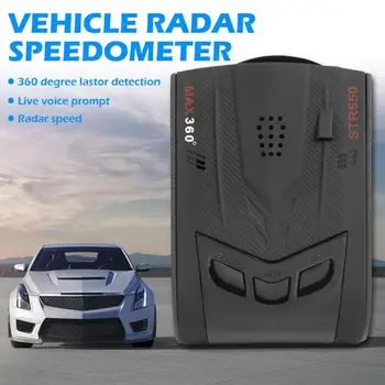 550 Car Radar Detector English Russian Speed Control Voice Alert Alarm Warning Accurate Detection and Simple Installation
550 Car Radar Detector English Russian Speed Control Voice Alert Alarm Warning Accurate Detection and Simple Installation