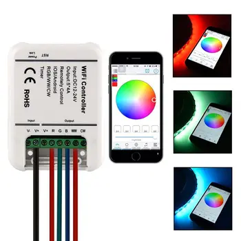 5 Channels WIFI Remote Controller for RGB LED Strip Light IOS Android Phone APP new arrival
5 Channels WIFI Remote Controller for RGB LED Strip Light IOS Android Phone APP new arrival