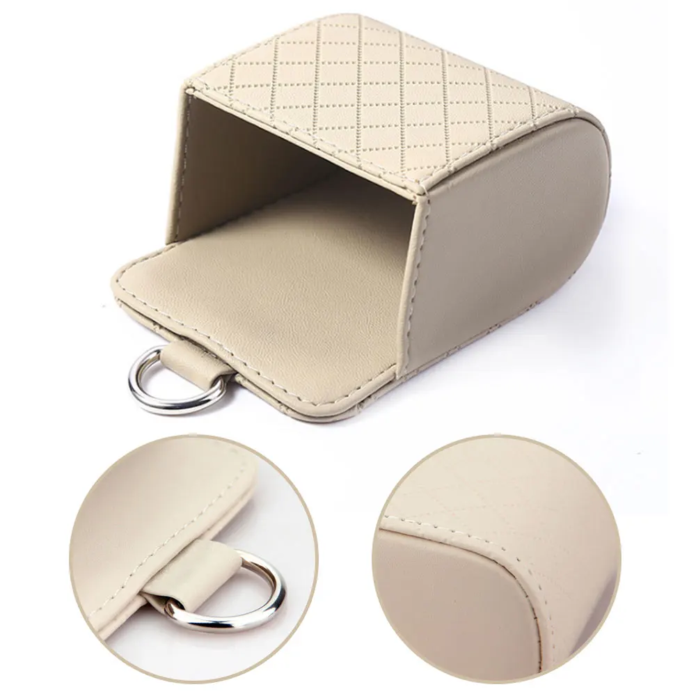 Auto Vent Outlet Trash Box PU Leather Car Mobile Phone Holder Storage Bag Organizer Automobile Hanging Box Car Styling 4 Colors
Auto Vent Outlet Trash Box PU Leather Car Mobile Phone Holder Storage Bag Organizer Automobile Hanging Box Car Styling 4 Colors