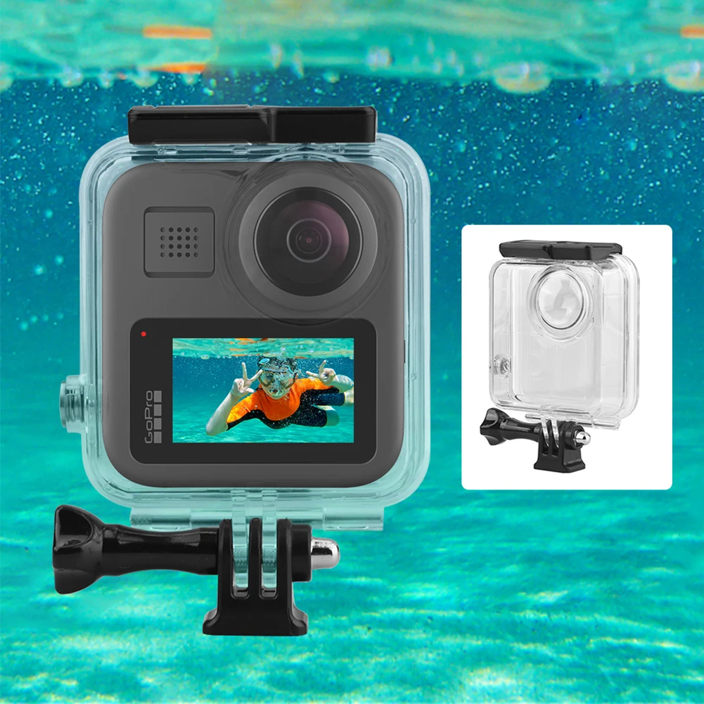 Diving Protective Case Cover Waterproof Shell For GoPro Max Underwater Frame Protector Cover for Panoramic Camera Accessory
Diving Protective Case Cover Waterproof Shell For GoPro Max Underwater Frame Protector Cover for Panoramic Camera Accessory