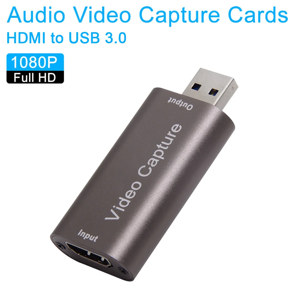 4K Video Capture Card USB 2.0 3.0HDMI Video Grabber Record Box for PS4 Game DVD Camcorder HD Camera Recording Live Streaming
4K Video Capture Card USB 2.0 3.0HDMI Video Grabber Record Box for PS4 Game DVD Camcorder HD Camera Recording Live Streaming