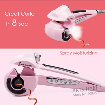 Auto Curling Iron Steam Curling Wand Hair Curler with Nano Titanium Ceramic Rotating Curler Dual Voltage Curing Irons for Women
Auto Curling Iron Steam Curling Wand Hair Curler with Nano Titanium Ceramic Rotating Curler Dual Voltage Curing Irons for Women