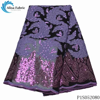 Alisa purple sequin lace fabric french embroidery with stones high quality african net lace nigerian mesh fabric for party dress
Alisa purple sequin lace fabric french embroidery with stones high quality african net lace nigerian mesh fabric for party dress
