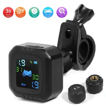 DC 5V Motorcycle Wireless Tire Pressure Monitoring System TPMS External Tire Sensor Frequency 433.92 MHz + 20.00 MHz Black
DC 5V Motorcycle Wireless Tire Pressure Monitoring System TPMS External Tire Sensor Frequency 433.92 MHz + 20.00 MHz Black