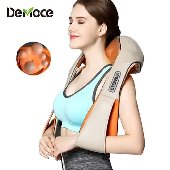 U Shape Electric Shiatsu Back Neck Shoulder Massager Infrared Heated Kneading Car Home Full Body Massage Relaxation Health Care
U Shape Electric Shiatsu Back Neck Shoulder Massager Infrared Heated Kneading Car Home Full Body Massage Relaxation Health Care
