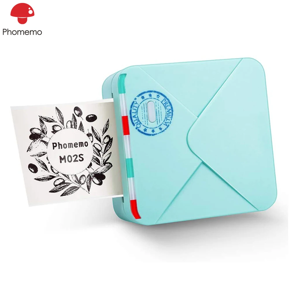 Original Phomemo M02S Pocket Printer 300 dpi HD Bluetooth Thermal Photo Printer Compatible with iOS and Android Phomemo M02S
Original Phomemo M02S Pocket Printer 300 dpi HD Bluetooth Thermal Photo Printer Compatible with iOS and Android Phomemo M02S