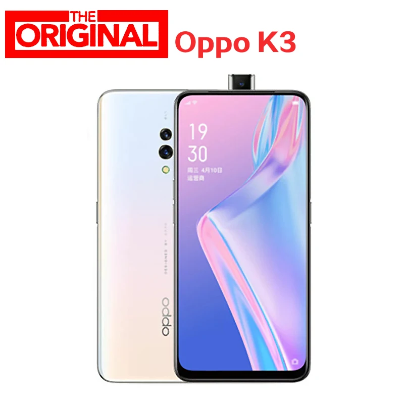Stock OPPO K3 6.5"Full Screen Snapdragon 710 Octa Core Android 9.0 6.5" 2340X1080 8GB RAM 256GB ROM 16.0MP Fingerprint Face ID
Stock OPPO K3 6.5"Full Screen Snapdragon 710 Octa Core Android 9.0 6.5" 2340X1080 8GB RAM 256GB ROM 16.0MP Fingerprint Face ID
