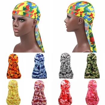 Fashion Camo Men's Silky Durags Turban Print Unisex Silk Durag Headwear Bandans Headband Hair Accessories Pirate Hat Waves Rags
Fashion Camo Men's Silky Durags Turban Print Unisex Silk Durag Headwear Bandans Headband Hair Accessories Pirate Hat Waves Rags