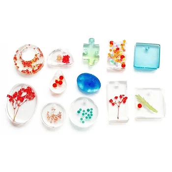 11pcs DIY Transparent Silicone Pendant Molds Jewelry Making Tools Silicone Craft B88 
11pcs DIY Transparent Silicone Pendant Molds Jewelry Making Tools Silicone Craft B88