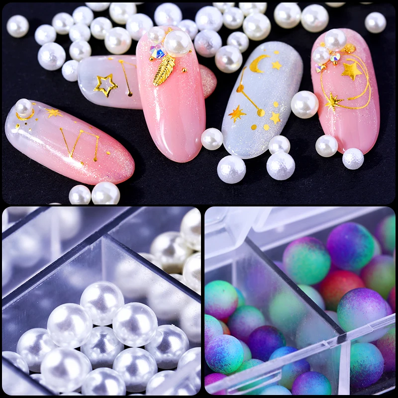 12 Grid Mixed Size Nail Pearl Rhinestones Multi Color Jewelry Polish Nail Art Decorations Crystal Nails Pearl Accessories
12 Grid Mixed Size Nail Pearl Rhinestones Multi Color Jewelry Polish Nail Art Decorations Crystal Nails Pearl Accessories