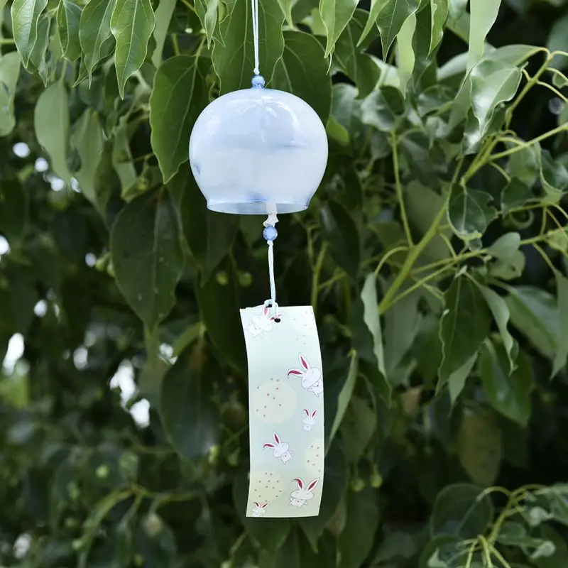Japanese Style Hanging Wind Chimes Handmade Clear Glass Wind Chime Blessing Bell Making People Mind Calm In Hot Summer
Japanese Style Hanging Wind Chimes Handmade Clear Glass Wind Chime Blessing Bell Making People Mind Calm In Hot Summer