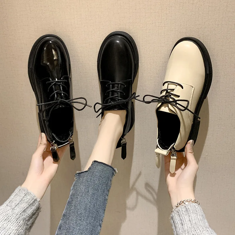 2019 Autumn And Winter New Style Low Heel Casual Lace-up round-Toe Waterproof Platform Chunky-Heel Versatile WOMEN'S Shoes plus
2019 Autumn And Winter New Style Low Heel Casual Lace-up round-Toe Waterproof Platform Chunky-Heel Versatile WOMEN'S Shoes plus