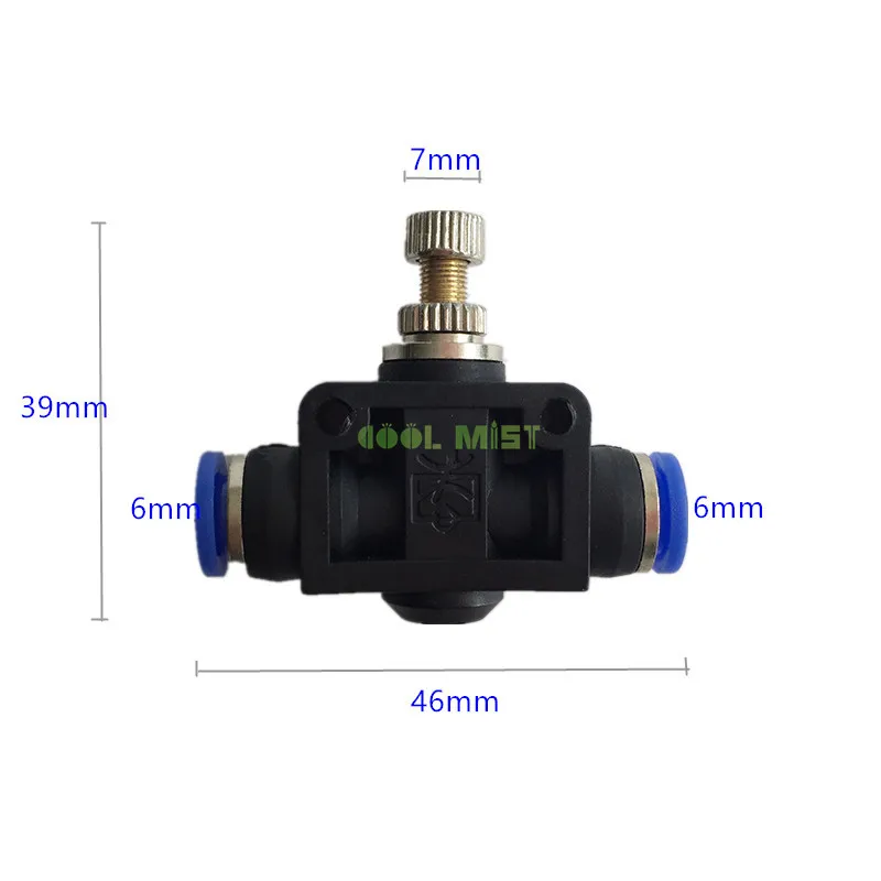 S247 Pack 5Pcs LSA Pipeline Regulating Throttle Valve PA SA 6mm Cylinder Air Source Pneumatic Push In Fittings 
S247 Pack 5Pcs LSA Pipeline Regulating Throttle Valve PA SA 6mm Cylinder Air Source Pneumatic Push In Fittings