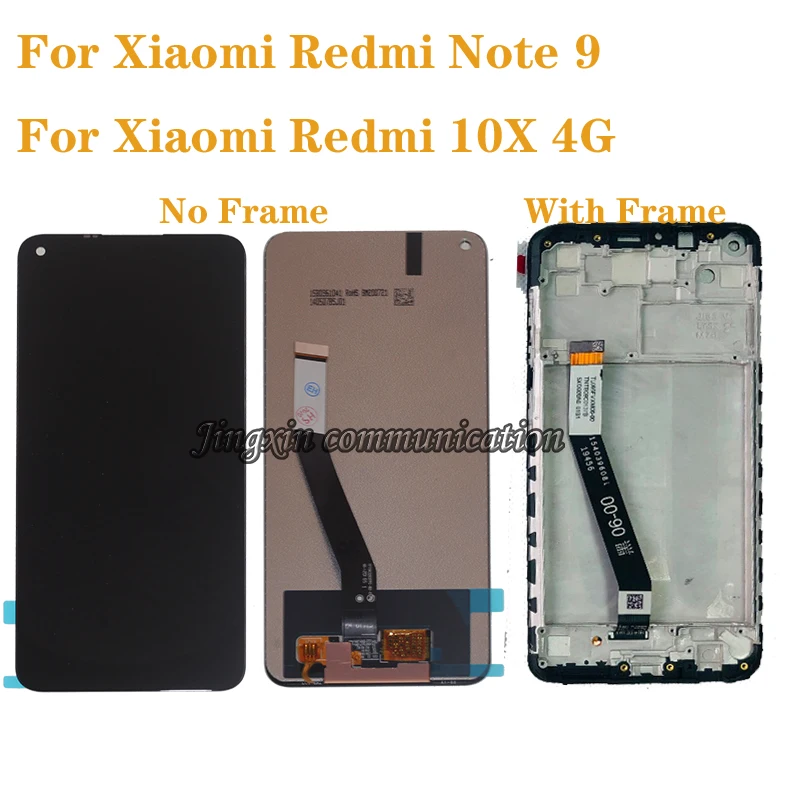 6.53" Original LCD For Xiaomi Redmi Note 9 LCD Display Touch Screen Digitizer Assembly For Redmi 10X 10 X 4G LCD With frame
6.53" Original LCD For Xiaomi Redmi Note 9 LCD Display Touch Screen Digitizer Assembly For Redmi 10X 10 X 4G LCD With frame