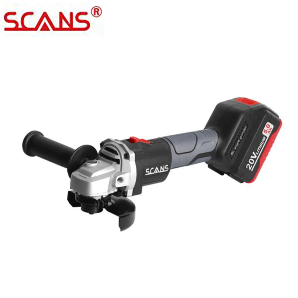 SCANS SC6180 20V Brushless 100mm Angle Grinder 20V Lithium-Ion 5000mAh Battery Machine Cutting Electric Angle Grinder Grinding
SCANS SC6180 20V Brushless 100mm Angle Grinder 20V Lithium-Ion 5000mAh Battery Machine Cutting Electric Angle Grinder Grinding