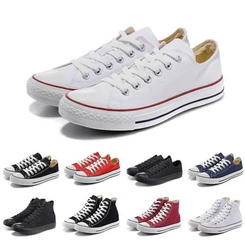 

Men and women Dames Chuck-Taylor Aylor All Star Lage Ox Hoge top women's sneakers Canvas Schoenen casual shoes Size 35-44