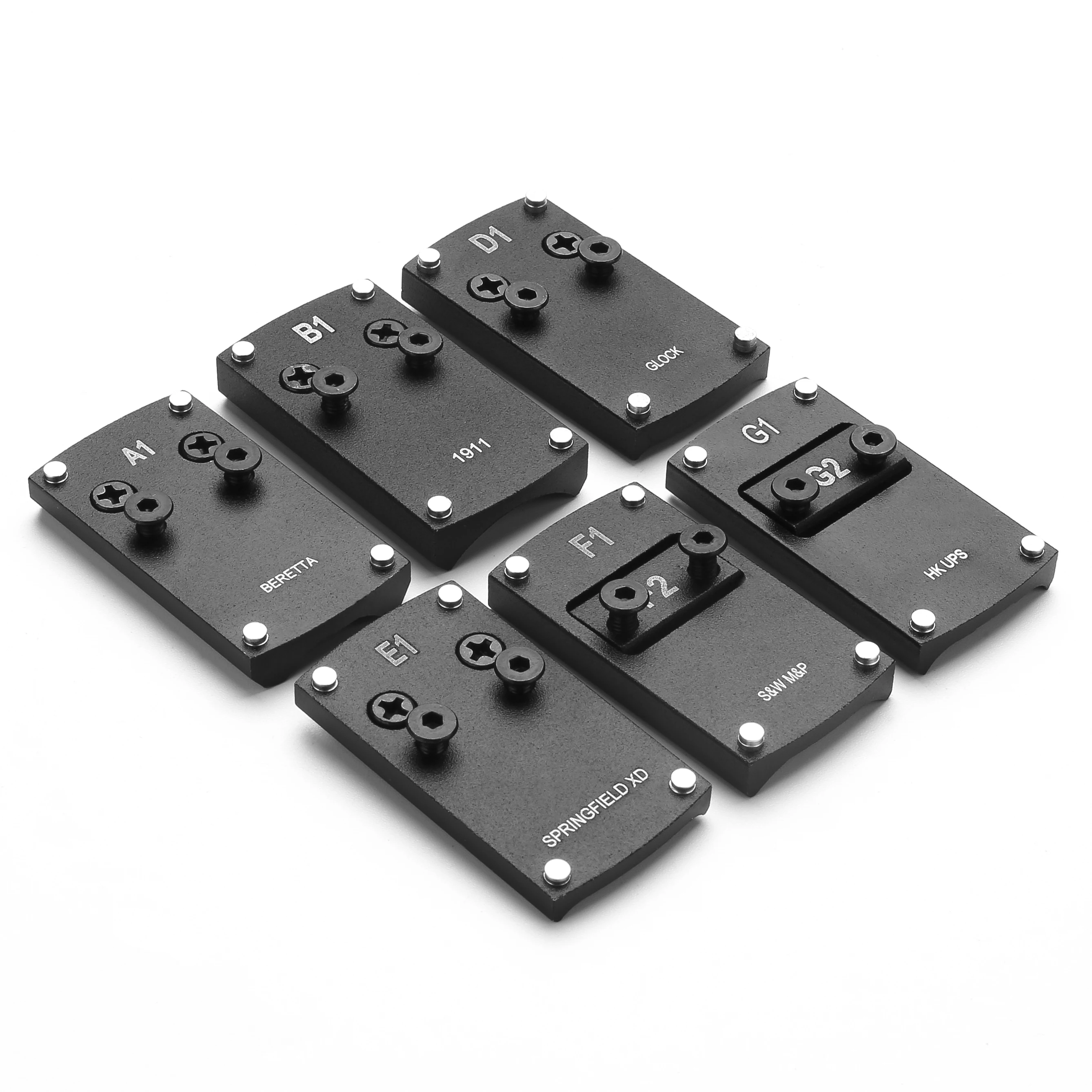 Beretta Glock 1911 M&P Sight Mount Base Adapter Plate for Sightmark Burris Vortex Micro Red Dot Scope
Beretta Glock 1911 M&P Sight Mount Base Adapter Plate for Sightmark Burris Vortex Micro Red Dot Scope