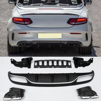 C63-S Style ABS Bumper Diffuser Lip Spoiler add tail pipe Fit For BENZ W205 C180 C200 C220 C300 Sport
C63-S Style ABS Bumper Diffuser Lip Spoiler add tail pipe Fit For BENZ W205 C180 C200 C220 C300 Sport