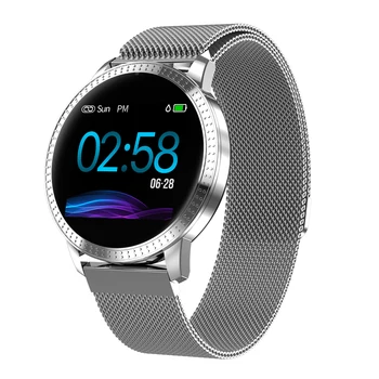 CF18 Smart Watch 1.22inch Screen BT4.0 Waterproof Pedometer Calories Alarm Heart Rate Monitor Smart Bracelet for Android / iOS
CF18 Smart Watch 1.22inch Screen BT4.0 Waterproof Pedometer Calories Alarm Heart Rate Monitor Smart Bracelet for Android / iOS