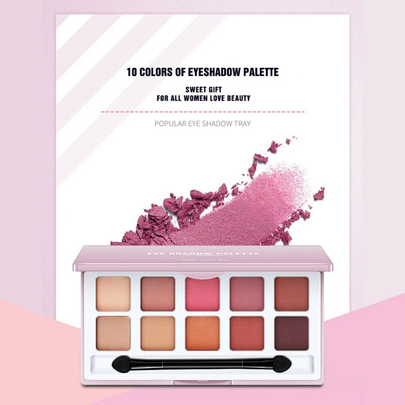 2019 10 Colors Shimmer Matte Eyeshadow Palette Waterproof Smudge-Proof Makeup Cosmetics Eye Shadow Long Lasting
2019 10 Colors Shimmer Matte Eyeshadow Palette Waterproof Smudge-Proof Makeup Cosmetics Eye Shadow Long Lasting