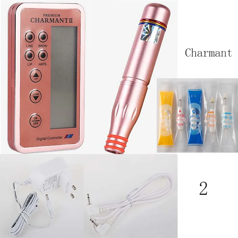 Dermografo Charmant 2 intelligent digital Permanent Makeup Tattoo Machine kit for Eyebrow Lip Eyeliner Microblading MTS Pen
Dermografo Charmant 2 intelligent digital Permanent Makeup Tattoo Machine kit for Eyebrow Lip Eyeliner Microblading MTS Pen