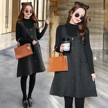 9706# Autumn Winter Thicken Woolen Maternity Dress Sets Chic Ins A Line Slim Suits Clothes for Pregnant Women Pregnancy Fashion
9706# Autumn Winter Thicken Woolen Maternity Dress Sets Chic Ins A Line Slim Suits Clothes for Pregnant Women Pregnancy Fashion