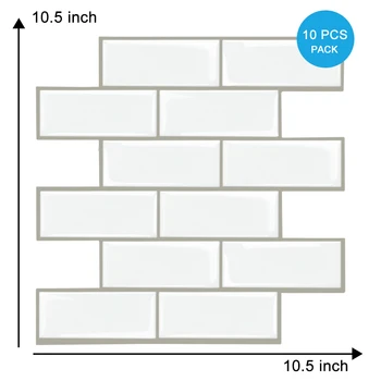 Big Sale White Subway Strong Adhesive Waterproof DIY Wall Tiles Decoration Wall Sticker --10 Sheets 
Big Sale White Subway Strong Adhesive Waterproof DIY Wall Tiles Decoration Wall Sticker --10 Sheets