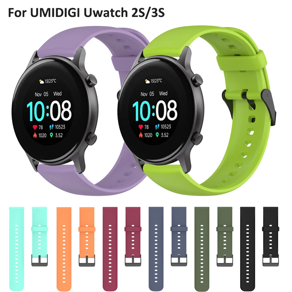 Band for UMIDIGI Uwatch 5 3S 2S Silicone Strap for UMIDIGI Uwatch2 Urun S Band bracelet Replace Accessories
Band for UMIDIGI Uwatch 5 3S 2S Silicone Strap for UMIDIGI Uwatch2 Urun S Band bracelet Replace Accessories
