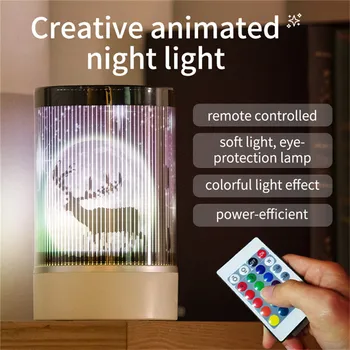 Festival Remote Control Projector Rechargeable Night Light Multicolor Rotating LED Star Animal Projection luminaria 30AUG15
Festival Remote Control Projector Rechargeable Night Light Multicolor Rotating LED Star Animal Projection luminaria 30AUG15