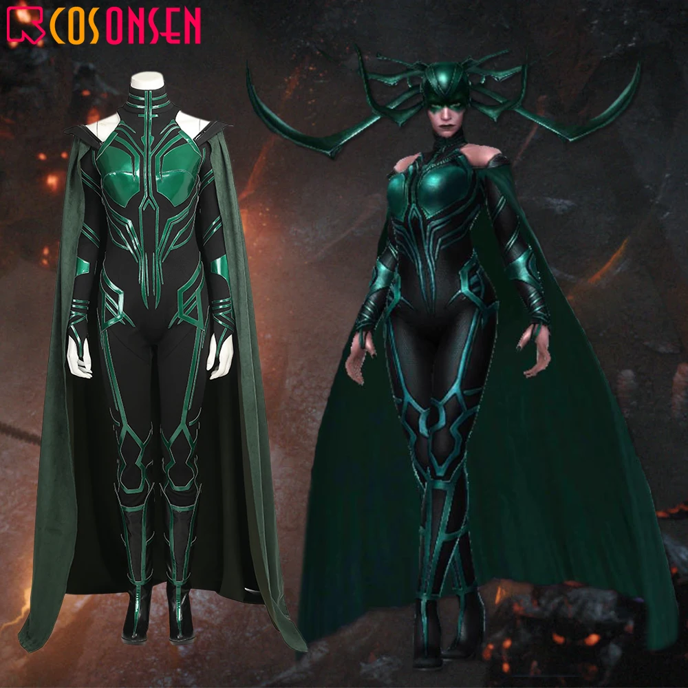 Hela Cosplay Costume Thor Ragnarok Hela Cosplay Adult Women Fancy Jumpsuit Cloak for Halloween Custom Made COSPLAYONSEN
Hela Cosplay Costume Thor Ragnarok Hela Cosplay Adult Women Fancy Jumpsuit Cloak for Halloween Custom Made COSPLAYONSEN