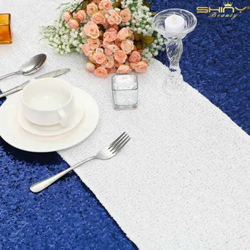 12x108in Sequin Table Runer, White Table Runner, Sparkly SequinTable Runner Linens for Wedding Table Decoration 30x275cm
12x108in Sequin Table Runer, White Table Runner, Sparkly SequinTable Runner Linens for Wedding Table Decoration 30x275cm