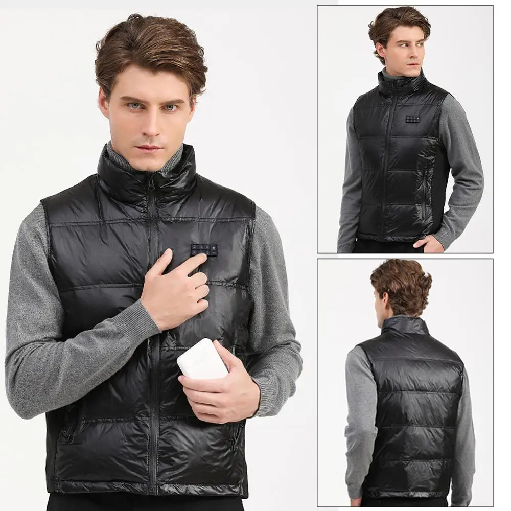 2020 New Electric Heating Vest 11 Areas Intelligent Temperature Control Heating Jacket Full Body Charging Vest Down Winter
2020 New Electric Heating Vest 11 Areas Intelligent Temperature Control Heating Jacket Full Body Charging Vest Down Winter