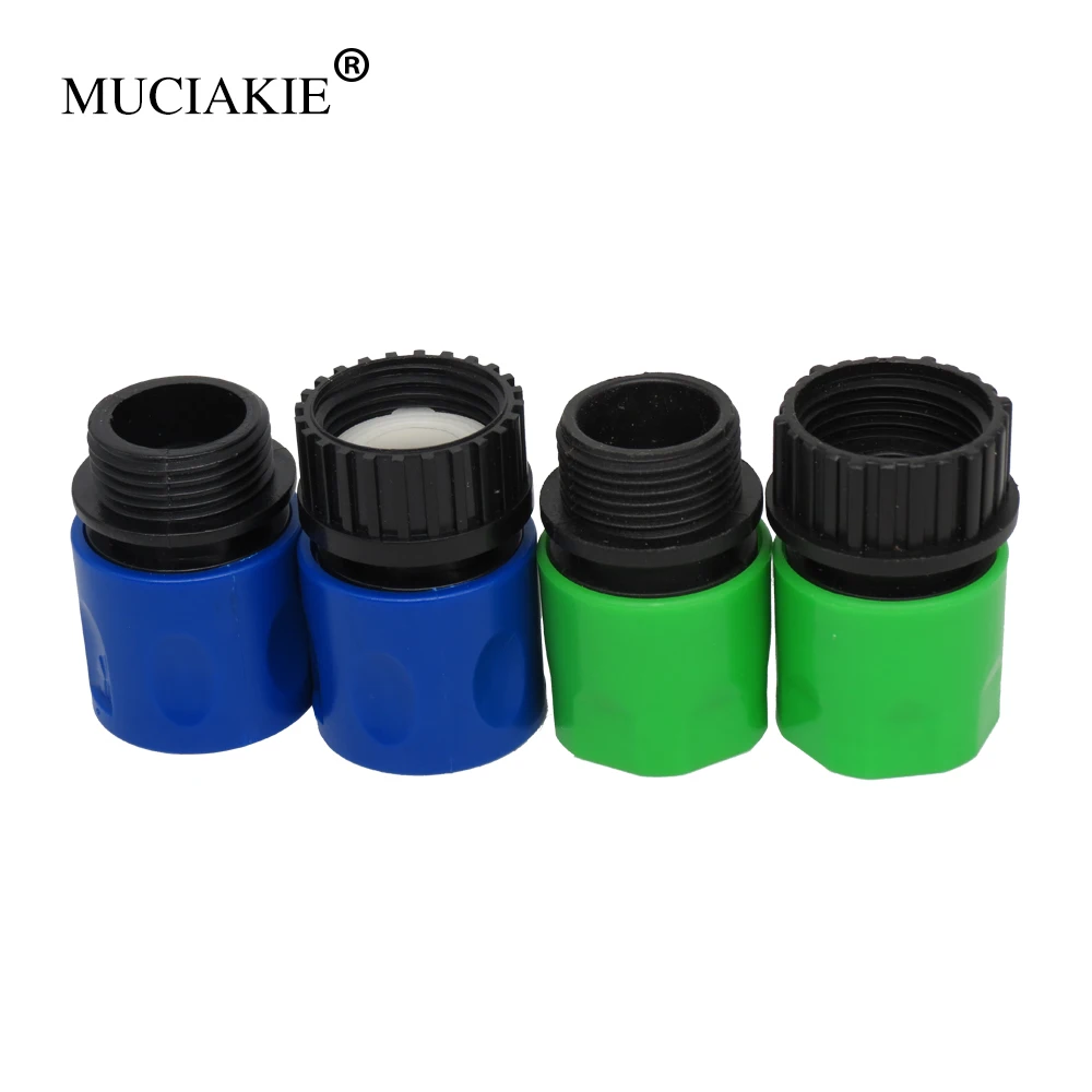 MUCIAKIE 1 set of Male Female Hose Connector from Quick Adaptor to 3/4'' Hose Thread Connector Garden Quick Coupling Irrigation
MUCIAKIE 1 set of Male Female Hose Connector from Quick Adaptor to 3/4'' Hose Thread Connector Garden Quick Coupling Irrigation