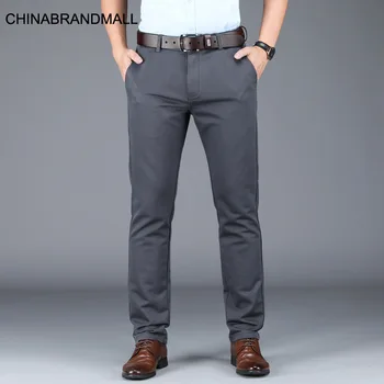 Yc6161 Autumn Business Leisure Pants Men Slim Fit Straight Cylinder Trousers Big Size Length Pants Solid Color Cotton 28-42
Yc6161 Autumn Business Leisure Pants Men Slim Fit Straight Cylinder Trousers Big Size Length Pants Solid Color Cotton 28-42
