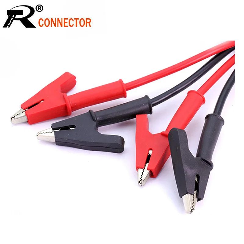 10pcs/lot 1M Alligator Clip Test Probe Leads Cable Crocodile Clips Shrouded Alligator Clip Copper Cord 100CM 5 Pair Red+Black
10pcs/lot 1M Alligator Clip Test Probe Leads Cable Crocodile Clips Shrouded Alligator Clip Copper Cord 100CM 5 Pair Red+Black