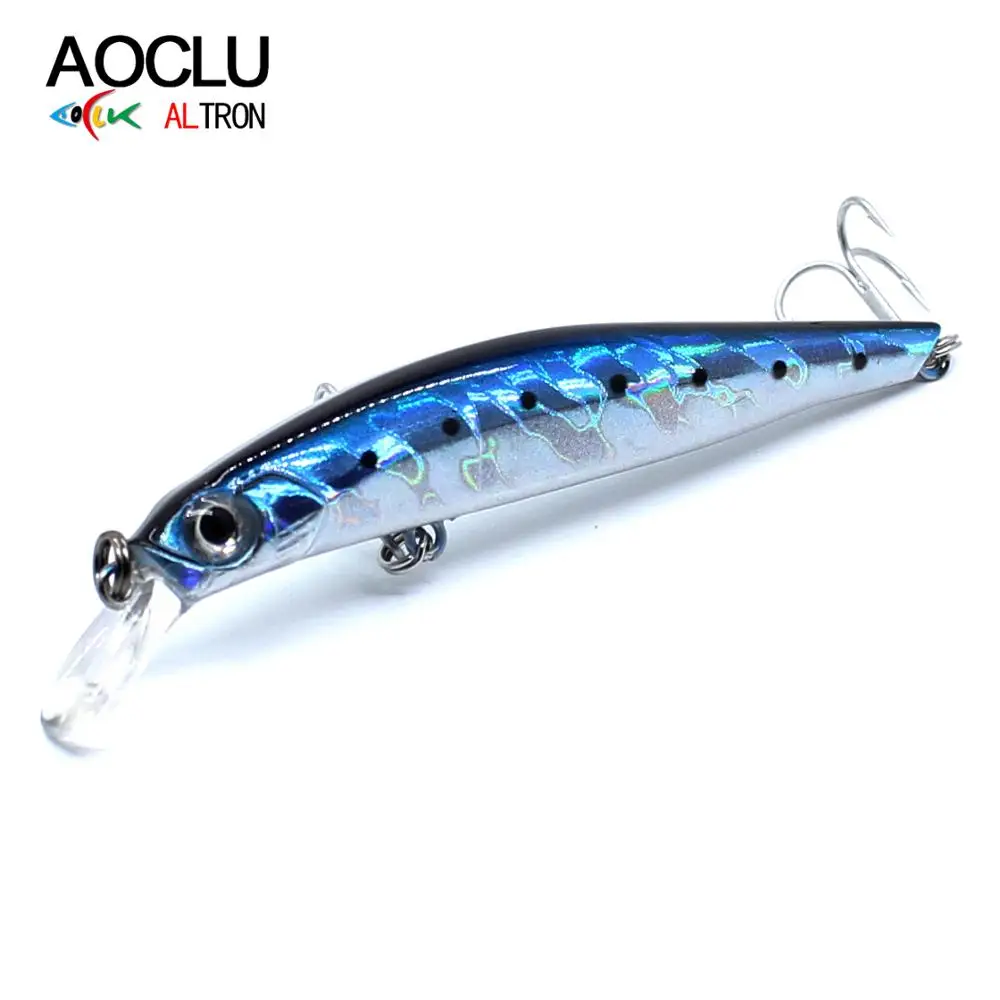 AOCLU wobblers Super Quality 7 Colors 80mm 7.5g Hard Bait Minnow Shad Crankbait Fishing lure Bass Fresh Salt water tackle
AOCLU wobblers Super Quality 7 Colors 80mm 7.5g Hard Bait Minnow Shad Crankbait Fishing lure Bass Fresh Salt water tackle