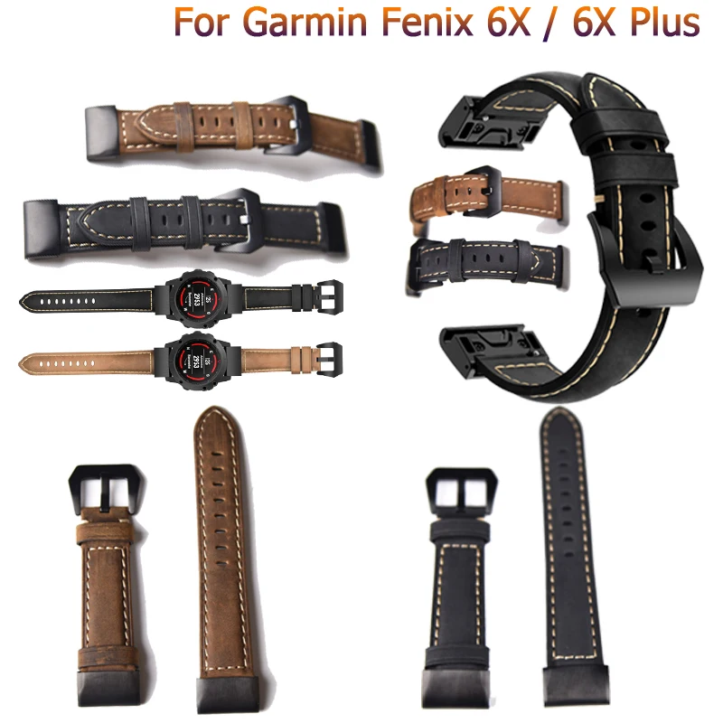 Fashion Luxury Leather Pointed Headband Replacement Wristband for Garmin Fenix6X GPS Professional Factory Price Watch Strap band
Fashion Luxury Leather Pointed Headband Replacement Wristband for Garmin Fenix6X GPS Professional Factory Price Watch Strap band