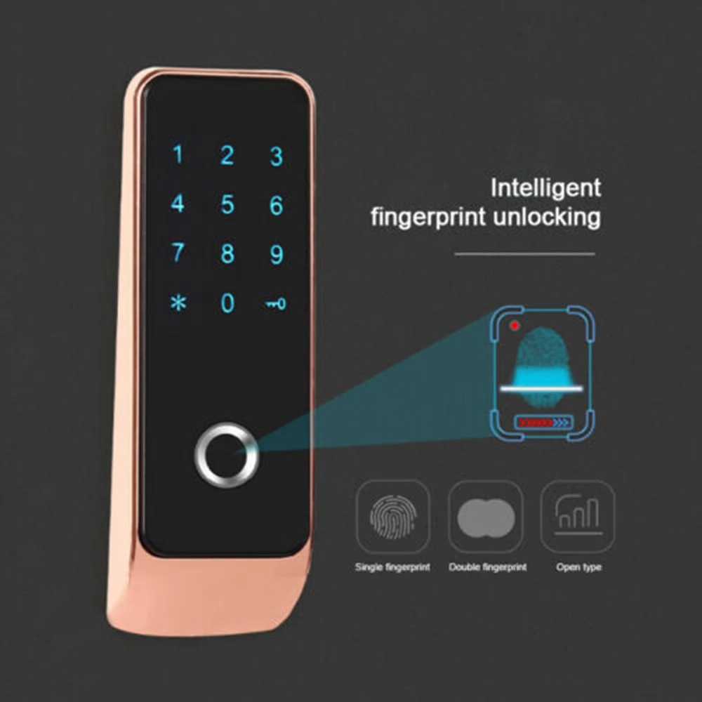 Fingerprint Door Lock Digital Biometric Touchscreen Keypad Keyless Mounting Part Replacement Security And Protection
Fingerprint Door Lock Digital Biometric Touchscreen Keypad Keyless Mounting Part Replacement Security And Protection