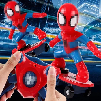 Toy stunt scooter electric universal rotating tumble music light children cartoon toy
Toy stunt scooter electric universal rotating tumble music light children cartoon toy