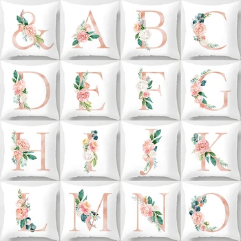 26 English Alphabet Pattern Sofa Pillowcase Multi-purpose Comfortable Concealed Zipper Cushion Cover Household Supplies 45x45cm
26 English Alphabet Pattern Sofa Pillowcase Multi-purpose Comfortable Concealed Zipper Cushion Cover Household Supplies 45x45cm