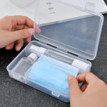 1PC Transparent Mask Storage Box Portable Transparent Mask Holder Dust-Proof Adult Children Mask Storage Box Available 
1PC Transparent Mask Storage Box Portable Transparent Mask Holder Dust-Proof Adult Children Mask Storage Box Available