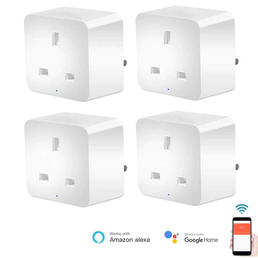 Teekar Smart Home UK Plug Wireless WIFI Remote Control Socket Voice Control Smart Power Socket Support Alexa Google Home Lot
Teekar Smart Home UK Plug Wireless WIFI Remote Control Socket Voice Control Smart Power Socket Support Alexa Google Home Lot