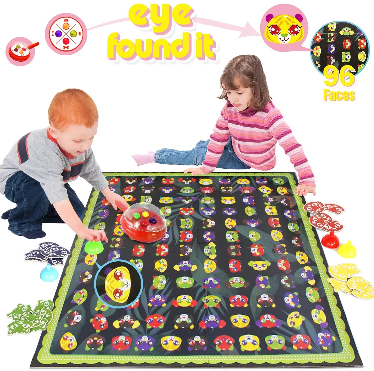 HISTOYE Clue Detective Preschool Board Games for Kids 4-6 Memory Matching Games Eye Find It Tabletop Game Family Party
HISTOYE Clue Detective Preschool Board Games for Kids 4-6 Memory Matching Games Eye Find It Tabletop Game Family Party
