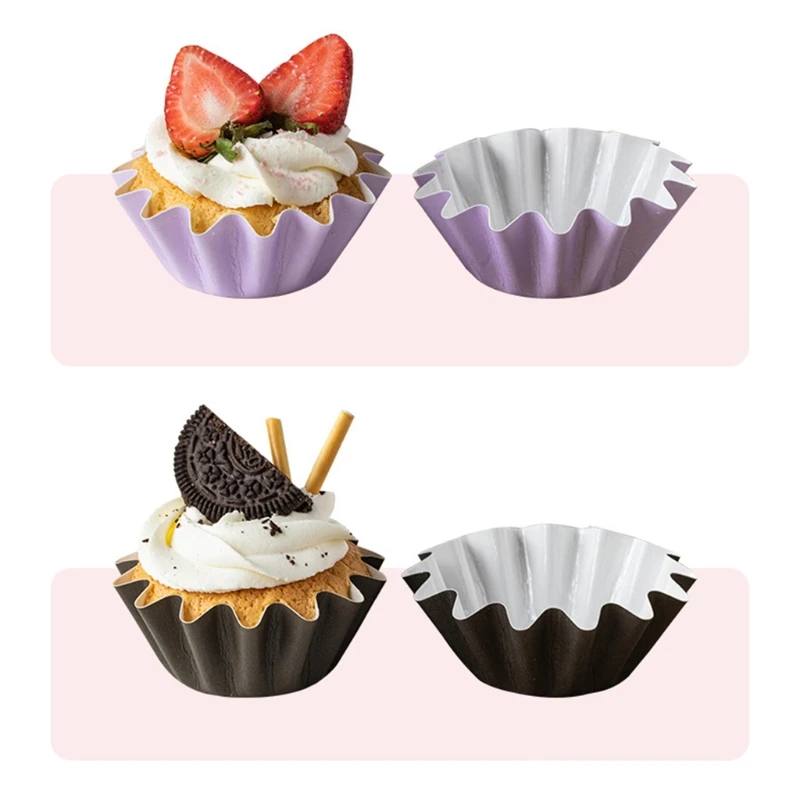 50pcs Wave Muffin Cupcake Liner Paper Cups Cake Wrappers Baking Box Case Party Tray Mold Decorating Tools
50pcs Wave Muffin Cupcake Liner Paper Cups Cake Wrappers Baking Box Case Party Tray Mold Decorating Tools